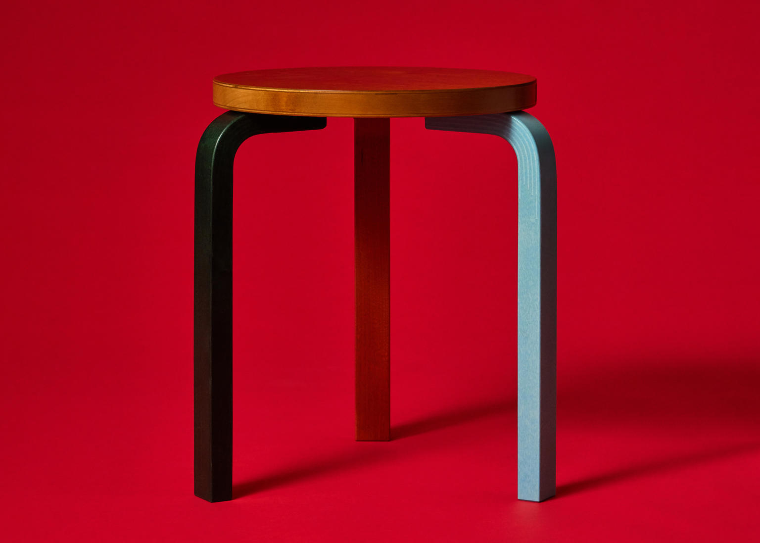 Artek aalto stool 60 50s ビニールレザー レッド Artek aalto stool 60 50s ビニールレザー レッド